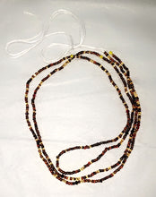 Load image into Gallery viewer, &quot;Chocolate &amp; Gold&quot; Waist Beads
